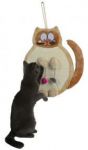 Когтеточка Trixie Кошка с игрушками 36x50см бежевый 43118