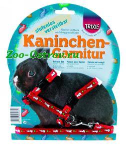 TRIXIE:> Шлейка Trixie с поводком для кролика 10 мм 1,20м нейлон с рисунком 6263 .В зоомагазине ЗооОстров товары производителя TRIXIE (ТРИКСИ) Германия. Доставка.