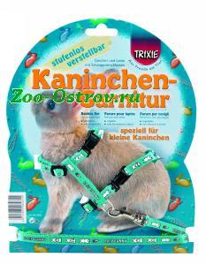 TRIXIE:> Шлейка Trixie с поводком для крольчат 8мм 1,20м нейлон с рисунком 6265 .В зоомагазине ЗооОстров товары производителя TRIXIE (ТРИКСИ) Германия. Доставка.