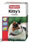 Лакомство Beaphar Kitty’s+Cheese для кошек витаминизированное, со вкусом сыра 180тб