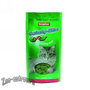 BEAPHAR:> Подушечки Beaphar Catnip-Bits  для кошек c кошачьей мятой 35г 1/18 .В зоомагазине ЗооОстров товары производителя BEAPHAR (БЕАФАР) Голландия. Доставка.