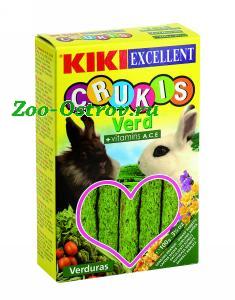 KIKI:> Палочки  хрустящие Kiki Excellent Crukis для кроликов с овощами 30601 .В зоомагазине ЗооОстров товары производителя KIKI (КИКИ) Испания. Доставка.