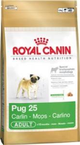 ROYAL CANIN:> Корм для собак Royal Canin Pug 25 для взрослых собак породы Мопс сухой 0,5кг .В зоомагазине ЗооОстров товары производителя ROYAL CANIN (РОЯЛ КАНИН) ЕС,Россия. Доставка.