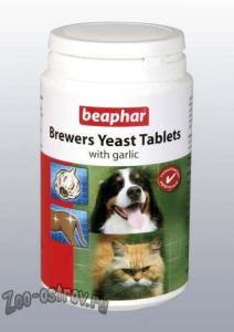 BEAPHAR:> Витамины Beaphar Brewer Yeast Tablets для собак и кошек с пивными дрожжами и чесноком 250тб .В зоомагазине ЗооОстров товары производителя BEAPHAR (БЕАФАР) Голландия. Доставка.