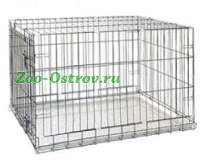 TRIOL:> Клетка для кошек и собак Triol 94х125х64см цинк 004 Z .В зоомагазине ЗооОстров товары производителя TRIOL (Триол) Китай. Доставка.