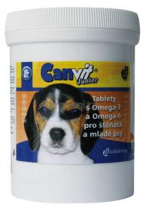 Canvit:> Витаминно-минеральный комплекс для собак Канвит юниор 80г .В зоомагазине ЗооОстров товары производителя Trouw Nutrition Biofaktory (Чехия). Доставка.