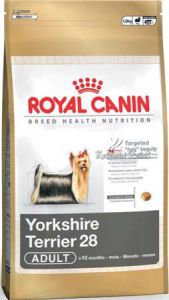 ROYAL CANIN:> Корм для собак Royal Canin Yorkshire Terrier 28 Adult для взрослых собак породы Йоркширский терьер сухой .В зоомагазине ЗооОстров товары производителя ROYAL CANIN (РОЯЛ КАНИН) ЕС,Россия. Доставка.