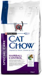 Cat Chow:> Корм для кошек Special Care Hairball Control для выведения шерсти сухой 0,4кг .В зоомагазине ЗооОстров товары производителя Cat Chow. Доставка.