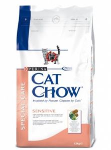 Cat Chow:> Корм для кошек Special Care Sensitive с чувствительным пищеварением и кожей сухой 1,5кг .В зоомагазине ЗооОстров товары производителя Cat Chow. Доставка.