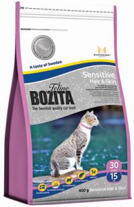 BOZITA:> Корм для кошек Bozita Funktion Sensitive Hair & Skin с чувствительной кожей и шерстью сухой 10кг .В зоомагазине ЗооОстров товары производителя BOZITA (БОЗИТА) Швеция. Доставка.