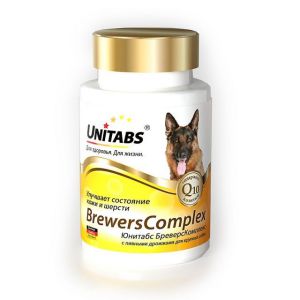 Unitabs:> Витаминно-минеральный комплекс для собак Unitabs BrewersComplex с Q10 для крупных пород 100тб .В зоомагазине ЗооОстров товары производителя Экопром (Россия). Доставка.