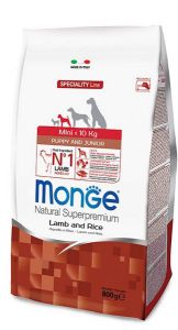 Monge Dog:> Корм для собак Monge Dog Speciality Mini ягненок с рисом и картофелем для миниатюрных пород сухой 0.8кг .В зоомагазине ЗооОстров товары производителя Monge (Монже) Италия. Доставка.