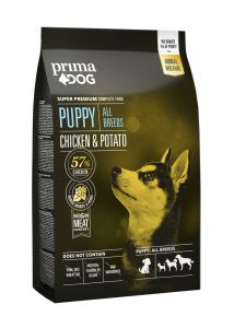Prima Dog:> Корм для собак Prima Dog Chicken-Potato for Puppy курица -картофель для щенков сухой 4кг .В зоомагазине ЗооОстров товары производителя Prima dog (Примадог) Финляндия,Чехия. Доставка.