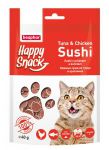 Лакомства Beaphar Happy Snack Нежные суши из тунца и цыпленка для кошек 40г