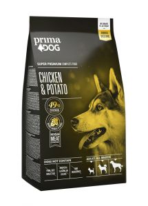 Prima Dog:> Корм для собак Prima Dog Chicken-Potato for Adult Dogs курица -картофель для взрослых собак сухой 12 .В зоомагазине ЗооОстров товары производителя Prima dog (Примадог) Финляндия,Чехия. Доставка.