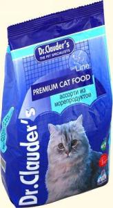 Dr.CLAUDER:> Корм для кошек Dr.Clauder's ассорти из морепродуктов для взрослых кошек сухой 15кг .В зоомагазине ЗооОстров товары производителя Dr.CLAUDER (Дк.КЛАУДЕР) Германия. Доставка.