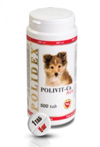Polidex:> Витаминно-минеральная добавка для собак Polidex Поливит Кальций плюс 500 тб .В зоомагазине ЗооОстров товары производителя Polidex(Полидэкс) Россия. Доставка.