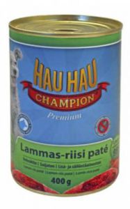Hau Hau:> Корм для собак Hau-Hau Champion паштет из ягненка с рисом для собак консервы 400г .В зоомагазине ЗооОстров товары производителя Hau Hau (Хау-Хау) Финляндия. Доставка.