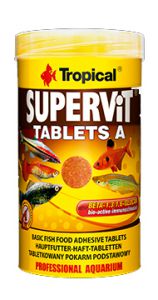TROPICAL:> Корм для рыб Tropical Supervit Tablets A Основной корм для всех декоративных рыб таблетки 36г .В зоомагазине ЗооОстров товары производителя TROPICAL. Доставка.