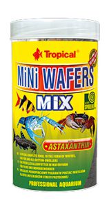TROPICAL:> Корм для рыб Tropical MiNi Wafers Mix корм для рыб и других придонных животных чипсы 18г .В зоомагазине ЗооОстров товары производителя TROPICAL. Доставка.
