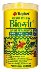 TROPICAL:> Корм для рыб Tropical Bio-vit растительный корм для аквариумных рыб хлопья 20г .В зоомагазине ЗооОстров товары производителя TROPICAL. Доставка.