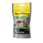 Витамины Gimdog Nutri Pockets шайни подушечки с пастой с биотином и витаминами группы B для собак 45г