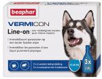Капли от блох и клещей Beaphar VERMICON Line-on от блох и клещей для собак средних пород (15-30кг) 3 ппт