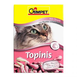 Gimpet:> Витамины Gimpet Topinis mit quark мышки с творогом, таурином и ТГОС для кошек 190т .В зоомагазине ЗооОстров товары производителя GIMBORN (ГИМБОРН) Германия. Доставка.