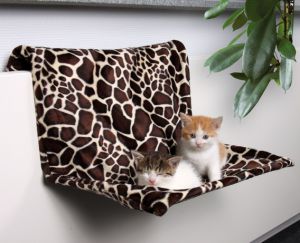 TRIXIE:> Гамак Trixie Жираф для кошки на радиатор 48x28x30см 43208 .В зоомагазине ЗооОстров товары производителя TRIXIE (ТРИКСИ) Германия. Доставка.