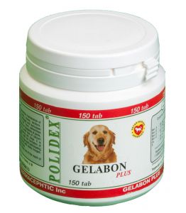 Polidex:> Витаминно-минеральная добавка для собак Polidex Гелабон плюс 150 тб .В зоомагазине ЗооОстров товары производителя Polidex(Полидэкс) Россия. Доставка.
