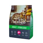 Корм для кошек Mr.Buffalo Sterilized лосось для стерилизованных кошек и кастрированных котов 