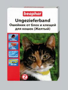 BEAPHAR:> Ошейник Beaphar Diaz против блох и клещей для кошек желтый 35см .В зоомагазине ЗооОстров товары производителя BEAPHAR (БЕАФАР) Голландия. Доставка.
