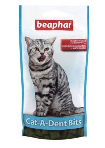 BEAPHAR:> Подушечки Beaphar Cat-a-Dent Bits для чистки зубов для кошек 35г .В зоомагазине ЗооОстров товары производителя BEAPHAR (БЕАФАР) Голландия. Доставка.