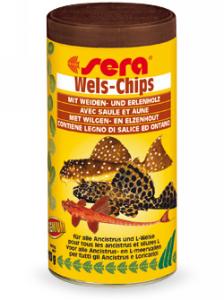 SERA:> Корм для рыб Sera Wels-chips для сомиков со ртом-присоской, чипсы 250мл .В зоомагазине ЗооОстров товары производителя SERA (СЕРА) Германия. Доставка.