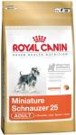 Корм для собак Royal Canin Miniature Schnauzer 25 для взрослых собак породы Миниатюрный шнауцер сухой 0,5кг  