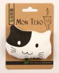 Игрушка для кошек Mon Tero ЭКО Кошка с кошачьей мятой 9х7см