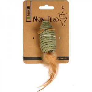 Mon Tero:> Игрушка для кошек Mon Tero ЭКО Мышь с перьями и кошачьей мятой зеленая 7,6см .В зоомагазине ЗооОстров товары производителя Mon Tero (Монтеро) Китай. Доставка.